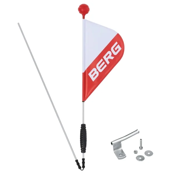 Berg safety flag XL for BFR, BFR-3, XXL & E-BFR (incl. bracket)